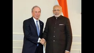 Watch PM Modi meets Former Mayor of New York City, Mike Bloomberg in New York Video
