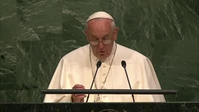 Watch Pope Francis Addresses UNGA Video