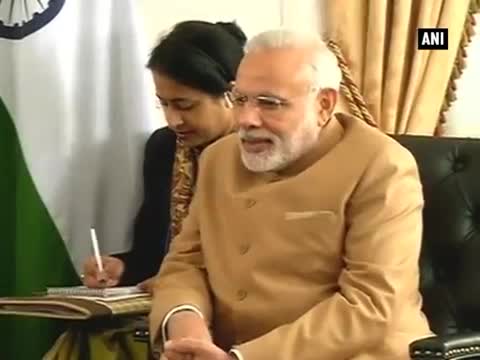 Watch PM Modi meets Bhutan PM Tshering Tobgay in New York Video