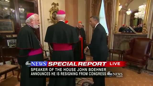 Watch House Speaker John Boehner to Resign Video