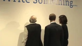 Watch PM Modi writes on facebook wall Video