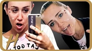 Watch Miley Cyrus Rocks ZIT Cream in Public Video