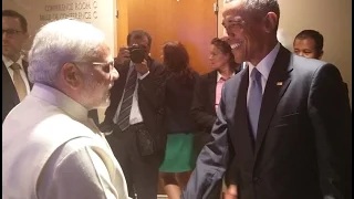 Watch PM Modi meets US President Barack Obama Video