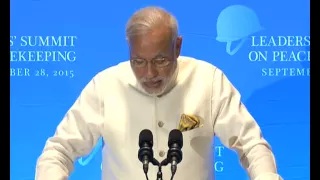Watch PM Modi's address at Leaders' Peacekeeping Summit Video