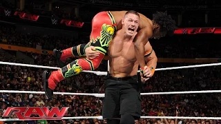 Watch John Cena vs. Xavier Woods - United States Championship Match: WWE Raw, Sept. 28, 2015 Video
