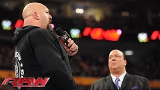 Watch Big Show forces Paul Heyman to consider his future: WWE Raw, Sept. 28, 2015 Video
