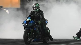 Watch JUGGALO RACING KAWASAKI ZX10R NINJA 9.97 @ 146 MPH SYDNEY DRAGWAY Video