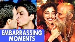 Watch Bollywood Stars' EMBARRASSING MOMENTS | Shahrukh Khan, Deepika Padukone Video