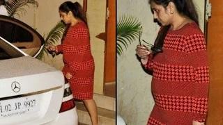 Watch Rani Mukherjee shows off BABY BUMP @ Doctor's CLINIC Video