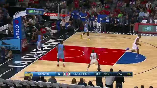 Watch NBA: Wesley Johnson's One-Handed Slam Dunk! Video