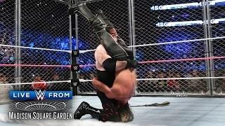 Watch WWE Network: Demon Kane steps inside the cage with a war-torn Seth Rollins - Live from MSG Video