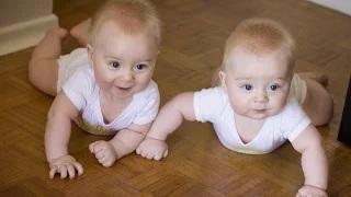 Watch Funny Twin Babies Laughing Compilation Video