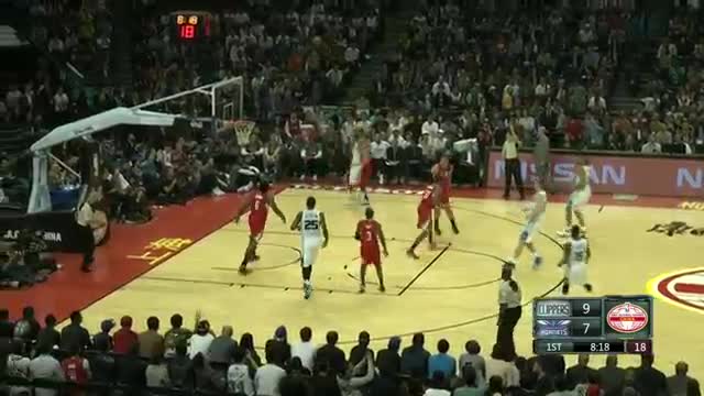 Watch NBA: Jeremy Lin Scores 13 Points in 16 Minutes - NBA Global Games Video