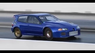 Watch LS AUTOWORKS HONDA CIVIC TURBO 9.08 @ 170 MPH SYDNEY DRAGWAY Video