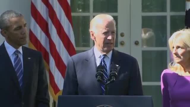 Watch VP Joe Biden Will Not Run for President in 2016 Video