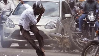 Watch Most Dangerous Bike Accident Live Video