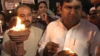 Watch AAP held Mashal Rally at Jantar Mantar against Gen VK Singh's remark against Dalits. Video