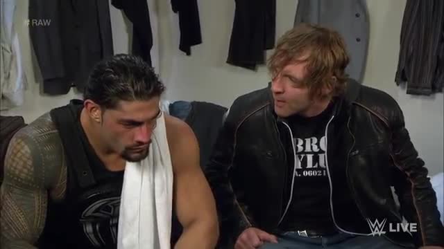 Watch Dean Ambrose has some brotherly advice for Roman Reigns: WWE Raw, October 26, 2015 Video