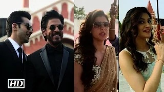Watch Airport Spotting - Kajol, Varun Dhawan, Kriti Sanon Return From Hyderabad | Dilwale Movie Video
