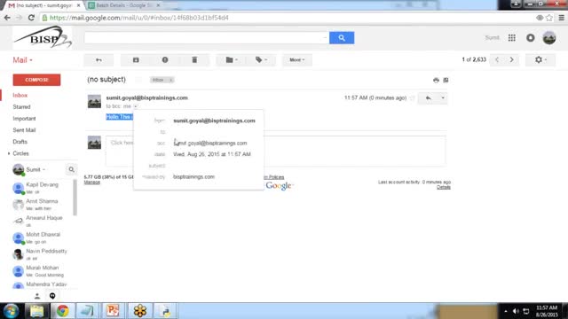 Watch Sending Email using Python Video