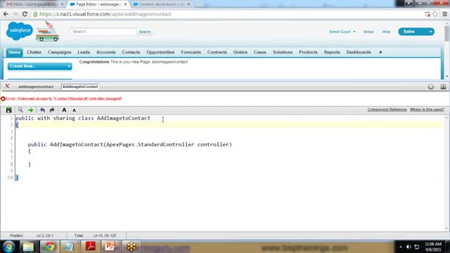 Watch How to Add an Image using Visualforce Video