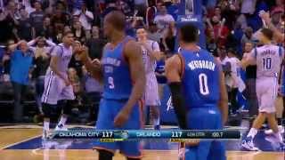 Watch Westbrook and Oladipo Cause Insane Ending to Regulation in Orlando! Video