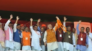 Watch PM Modi's speech at Parivartan Rally in Madhubani, Bihar Video