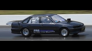 Watch NOFAVRS PRO AUTOMOTIVE RACING V8 COMMODORE 9.75 @ 139 MPH SYDNEY DRAGWAY Video