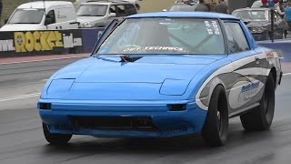 Watch SOUTH COAST ROTARY RX7 8.31 @ 163 MPH SYDNEY DRAGWAY Video