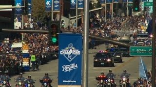 Watch Kansas City Parade Celebrates Royals' Victory Video