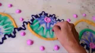 Watch Border Rangoli Designs for Diwali Decoration - Happy Diwali Video