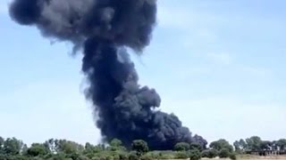Watch Russian plane crashes in Egypt's Sinai peninsula Video