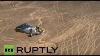Watch Egypt: Russian plane crash debris seen strewn across the Sinai Video
