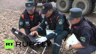Watch Egypt: EMERCOM personnel fly drone over Russian plane crash site Video