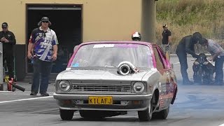 Watch KILAFJ 9 SEC TURBO GEMINI AT SYDNEY DRAGWAY Video