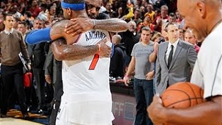 Watch NBA: LeBron and Melo duel in Cleveland Video