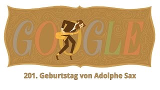Watch Adolphe Sax's 201st Birthday Google Doodle Video