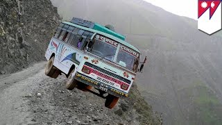 Watch Nepal bus crash: Overcrowded bus plunges hundreds of feet down steep hill, killing 30 Video