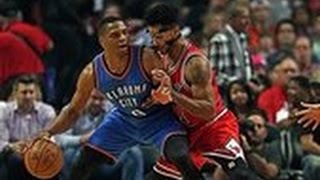 Watch NBA: Derrick Rose Duels Russell Westbrook in Chicago Video