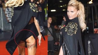 Watch Katie Price Butt Flash Moment At Hunger Games Mockingjay Part 2 Premiere Video