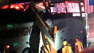 Watch Bus accident: bus crash in Arkansas kills six migrant workers Video