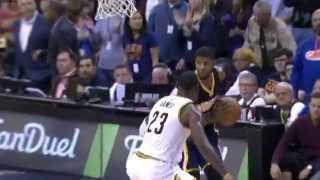 Watch NBA: LeBron James Duels Paul George in Cleveland Video
