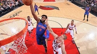 Watch NBA: Andre Drummond Records Double-Double, Reggie Jackson Drops 40 Video