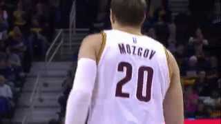 Watch NBA: Timofey Mozgov Hits First Three as a Cavalier Video