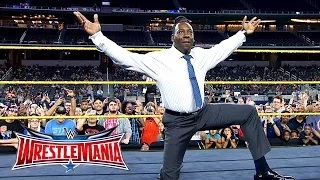 Watch Booker T battles Brandon Carr in Spinaroonie-off: WrestleMania On-Sale Party, November 5, 2015 31 Video