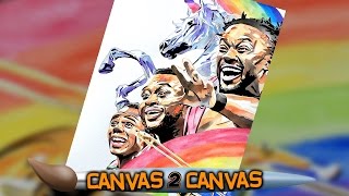 Watch The Power of Positivity gallops onto the canvas: WWE Canvas 2 Canvas Video
