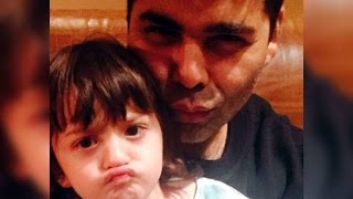 Watch Shahrukh Khan Son Abram POUTS With Karan Johar Video