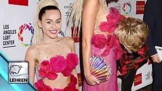 Watch Miley Cyrus' NASTY Act With Jane Fonda @ Red Carpet Video