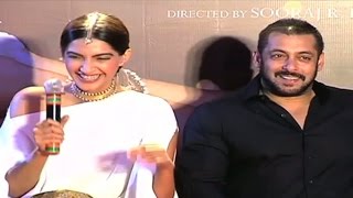 Watch Salman Khan Pulls Sonam Kapoor's Leg! Video