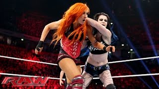 Watch Becky Lynch vs. Paige: WWE Raw, November 9, 2015 Video